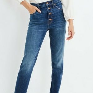 Madewell Vintage Straight Leg Cropped Jeans